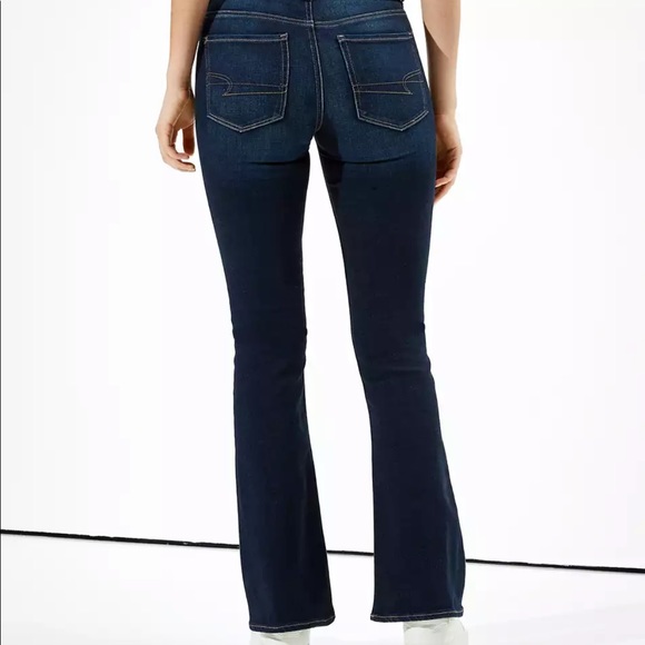 American Eagle Dark Wash The Artist Flare - Picture 2 of 7